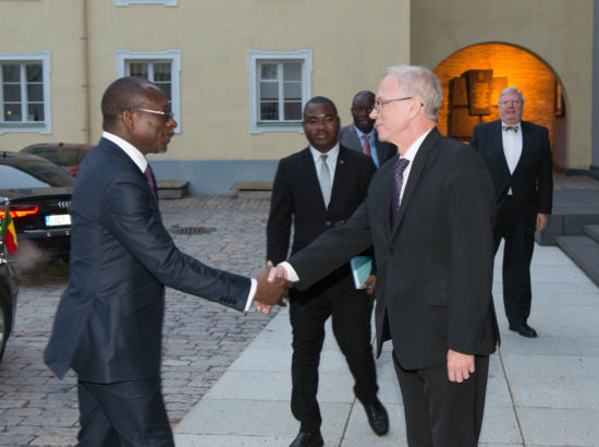 Riigikogu esimees Eiki Nestor kohtus Benini Vabariigi riigipea Patrice Taloniga
